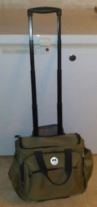 TravelPro 15" Walkabout Lite Rolling Carry-On Bag Green EUC Luggage Overnight - Picture 1 of 11