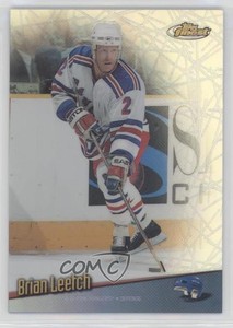 1998-99 Topps Finest No-Protector Refractors Brian Leetch #137 HOF