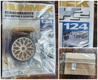 Fascicolo HUMMER H2 1:8 modello radiocomandato  HOBBY&WORK n124 auto fuoristrada - Immagine 1 di 4