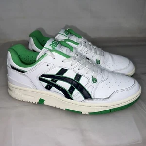 Mens ASICS EX89 White Shamrock Green Sneakers Size US 10 #34061 - Picture 1 of 11