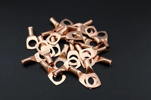 STÄRKE 8 KUPFER 3/8 RING 25 STK CRIMPKLEMME STECKER AWG BATTERIEÖSE CUR838 - Bild 1 von 8