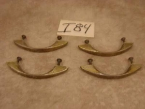 I84 4 VINTAGE DRAWER PULL DRESSER CABINET DOOR PULL HANDLE - Picture 1 of 1