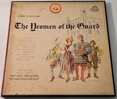 Gilbert Sullivan The Yeomen Of The Guard Vinyl LP Record Box Set Angel 3596-B - Image 1 of 4