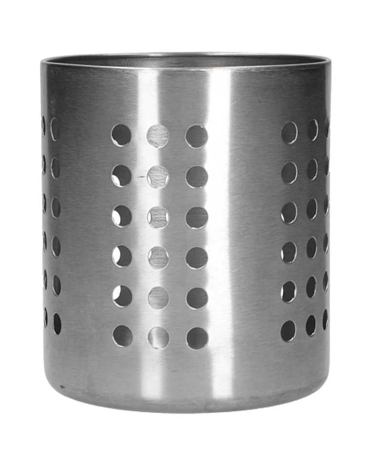 Scolaposate in acciaio scola posate forato portaposate porta utensili da cucina - Immagine 1 di 1