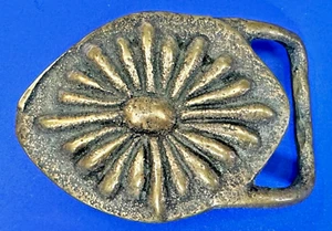 Banshee Brass Early Tech Ether Guild Jesse Mcleod Collectors Vintage Belt Buckle - Picture 1 of 17