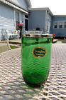 Sealtest Forest Green Cottage Cheese AnchorGlass Anchor Hocking 4 3/8" Tall