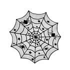 Lace Tablecloth Halloween Black BatsSpiderweb Table Runner Lampshade Decoration