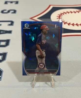 2023 Bowman Chrome Sapphire Edition #BCP-237 Andy Acevedo Prospects - Image 1 of 2