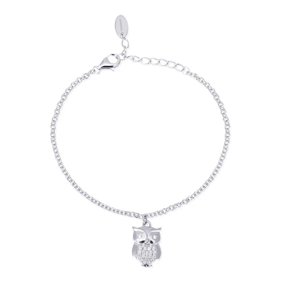Mabina Bracciale Gufo Donna Argento e Zirconi 533182 - Immagine 1 di 1