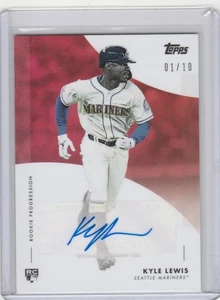 2020 Topps Rookie Progression Kyle Lewis 1/10 - Picture 1 of 1
