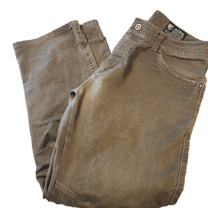 Pantalone Kuhl Rydr uomo 36x30 marrone tela vintage tinta patina LAVORO/escursionismo outdoor - Foto 1 di 15