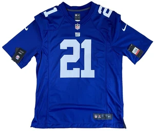 Nike L Large NFL New York Giants Landon Collins #21 On Field Replica Jersey Blue - Picture 1 of 18
