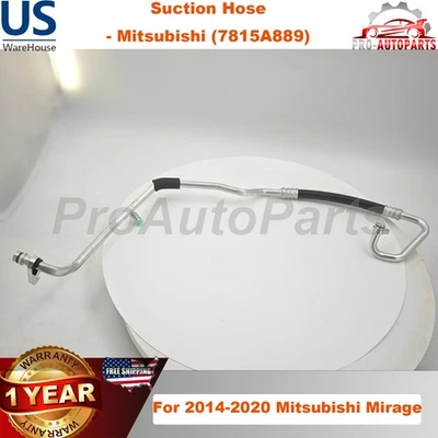 Manguera lateral baja de succión de aire acondicionado 7815A889 para Mitsubishi Mirage 2014-2020 Foto 1 de 4