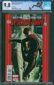 Ultimate Spider-Man #2 CGC 9.8 rara terza stampa Miles Morales 11/11 splendida vol 1 - Foto 1 di 2