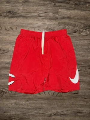 Pantalones Cortos de Práctica Nike Cincinnati Reds MLB On Field Dri-Fit Para Hombres Bolsillos Grandes Foto 1 de 4