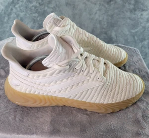 Adidas Sobakov Mens Size 11.5 White Gum Sneakers BB7666 - Picture 1 of 8