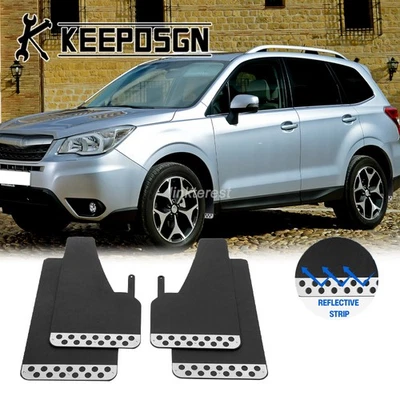 For Subaru Forester Reflective Strip Mud Flap Splash Guard Flexible Fender Flare Foto 1 de 4