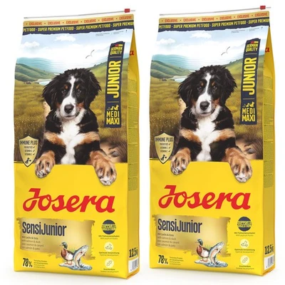 2 x 12,5 kg Josera M/M Junior SensiJunior Trockenfutter Welpe Hund - Bild 1 von 3