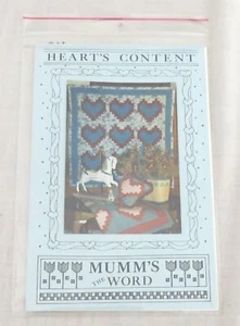 Debbie Mumm Heart’s Content Quilt Pattern New - Picture 1 of 1