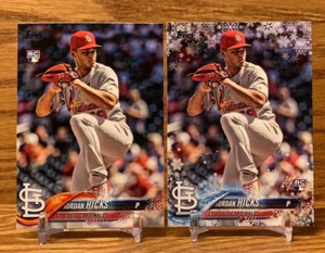 JORDAN HICKS Rookie Card LOT | 2017 Topps Update Series + Holiday BLUE JAYS - Picture 1 of 2