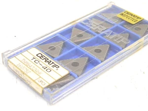 10 NUOVI INSERTI CERMET SURPLUS KYOCERA CERATIP TNMG 432-AHK TC-40 - Foto 1 di 1