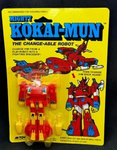 VINTAGE 1984 - MIGHTY KOKAI - MUN ROBOT - M-TOY - UNUSED IN ORIGINAL PACKAGING - Picture 1 of 1