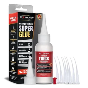 Starbond 2 oz. Thick Super Glue (Premium Cyanoacrylate CA Glue) - Picture 1 of 9