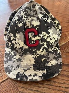 Pacific baseball cap Cleveland custom hat  digi/camouflages cap Size- SM-MD - Picture 1 of 5