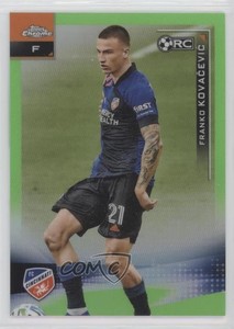 2021 Topps Chrome MLS Neon Green Refractor /99 Franko Kovacevic #162 Rookie RC
