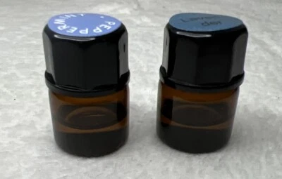 doTERRA MINI (2 botellas x 1 ml cada una) Aceite Esencial de Menta y Lavanda Foto 1 de 3