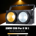 200W COB LED Par DMX Audience Reflektor teatralny 2w1 Biały Ciepły biały Reflektor