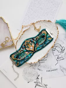 DIY Beaded bracelet kit "Viridian" - Picture 1 of 3