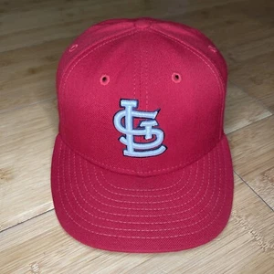 VTG New Era 59FIFTY St. Louis Cardinals Red Wool Fitted 7 1/8 Wool Hat MLB USA - Picture 1 of 12