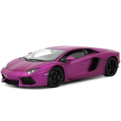 1:18 Scale Welly Lamborghini LP700 Purple Diecast Model Car Superrace Toy gift - Image 1 of 4