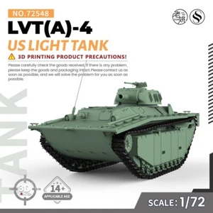 SSMODEL SS72548 1/72 25mm kit modellino militare US LVT(A)-4 CARRO ARMATO LEGGERO - Foto 1 di 5