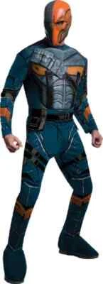 Deathstroke Batman Arkham Villano Vestido Elegante Halloween De lujo Disfraz para Adulto Foto 1 de 2