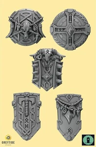 Space Wolves Shields - MULTILISTING - Greytide Studio - Primal Hounds - Picture 1 of 7
