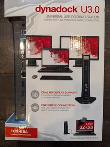 Genuine TOSHIBA PA3927U-1PRP Dynadock Universal USB 3.0 Docking Station - Afbeelding 1 van 5