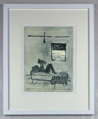 XISCO MENSUA Español 1995 Firmado Enmarcado Original Grabado Arte Impresión Edición Limitada 9 Foto 1 de 4