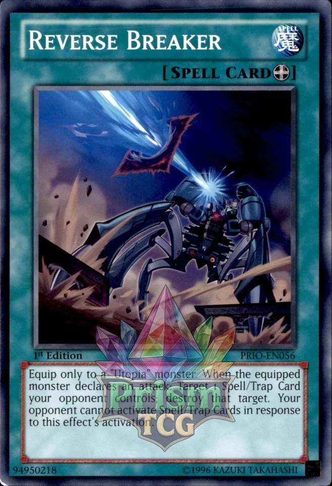 1st Ed Reverse Breaker PRIO-EN056 Yugioh - Image 1 of 1