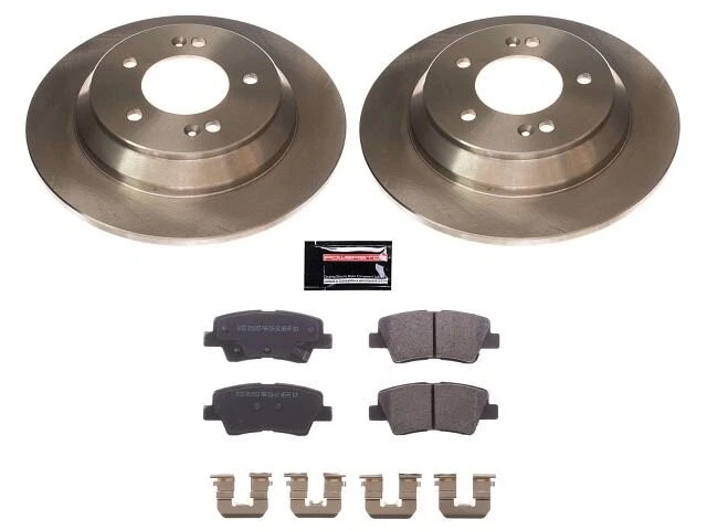 Kit de pastillas de freno trasero y rotor para 20-22 Kia Soul turboalimentado RT18C8 Foto 1 de 1