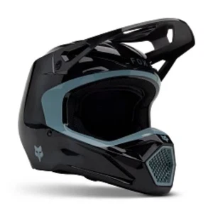 Fox Racing Youth Motocross V1 Taunt Helmets-Black-Youth Small - Picture 1 of 2