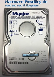 Maxtor 250GB 7,2k Ide 2MB 6L250R0 ZBBTVZDS-A9GLB 3,5 " HDD - Foto 1 di 1
