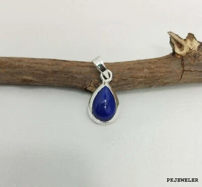 Ciondolo pietra preziosa benedizioni lapislazzuli argento sterling 925 regalo... - Immagine 1 di 4