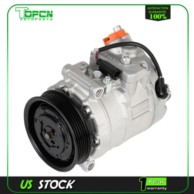 AC A/C Compressor For BMW 525i 525xi 528i 530i 530xi Z4 2.5L 3.0L 3.2L 2006-2011 - Image 1 of 4