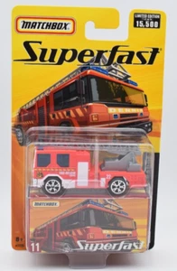 Matchbox New Superfast #11 Dennis Sabre Fire Engine. blister card. Limited 15500 - Picture 1 of 2