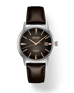 Seiko Presage Cocktail Time Automatic Gray-Brown Dial Men's Watch SRPJ17J1 - Picture 1 of 3