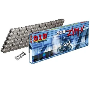 DID X Ring Hi Power Chain Steel 520 / 120 links fits Kawasaki KDX450 A1 82 - Picture 1 of 1