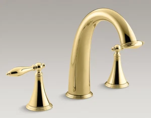 Grifo y asas de baño de montaje en cubierta --ACABADO por KOHLER - latón pulido - Imagen 1 de 4