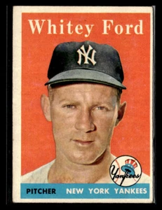 1958 Topps Baseball #320 Whitey Ford Card - VGEX       #5427 - Picture 1 of 2
